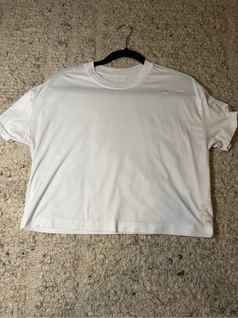 Vuori White Short Sleeve Performance Tee